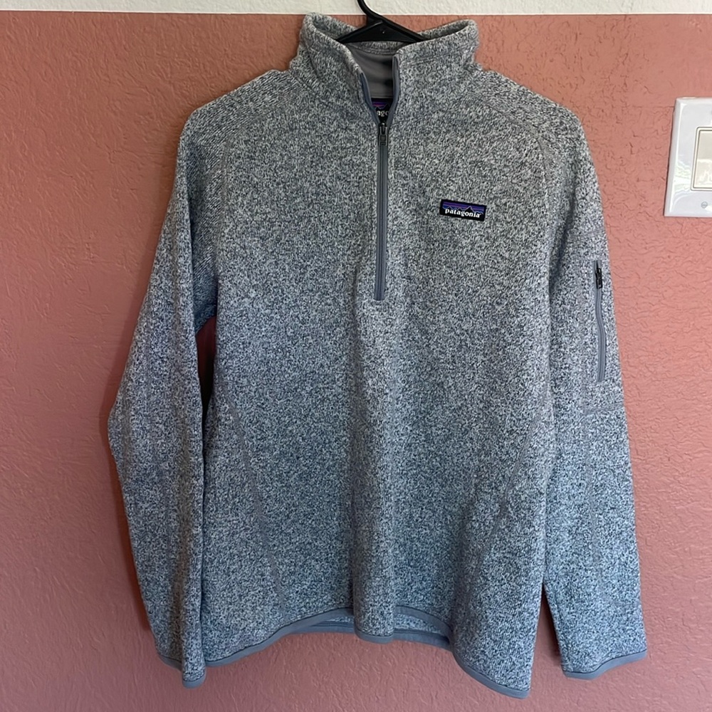 PATAGONIA gray half zip fleece